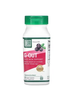 Bell Lifestyle Bell Lifestyle, G-Out, Uric Acid Control, 60 Veggie Capsules  - Image 3