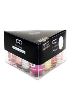 CP Trendies Nail Polish Kit 10 Pcs Colors Pack No - 4 | Assorted Color | Nail Enamel | Nail Polish Glitter Gel Nail Art Starter Kit Beauty Gifts Set for Women Girls  - Image 1
