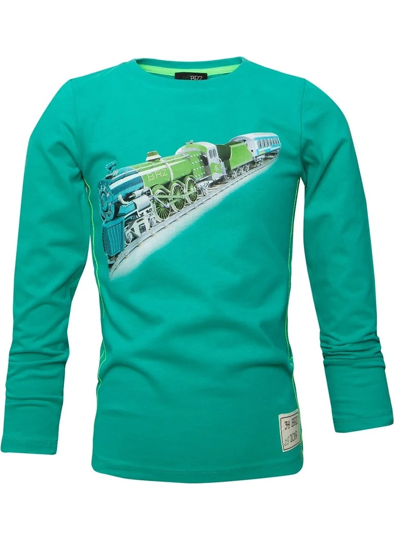 BRZ Kids Train Printed Boy T-Shirt