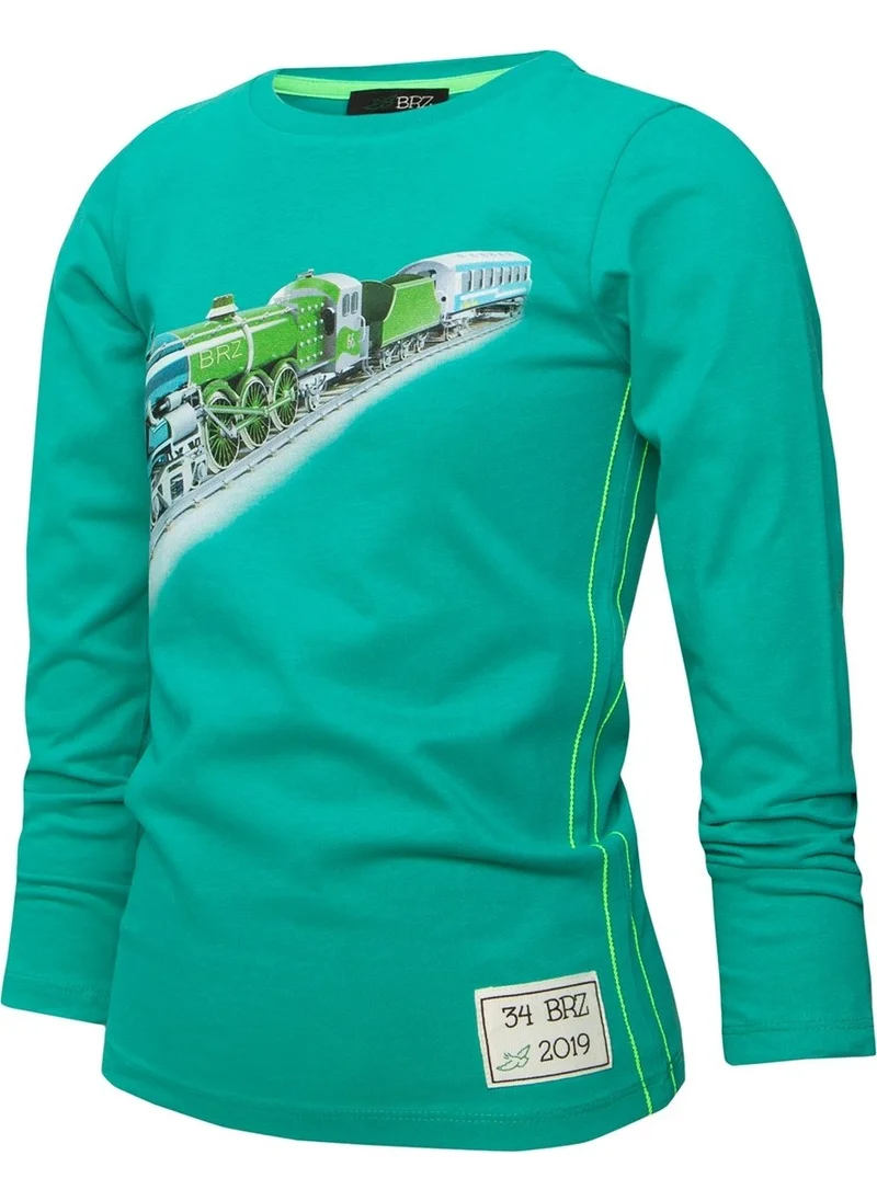 BRZ Kids Train Printed Boy T-Shirt