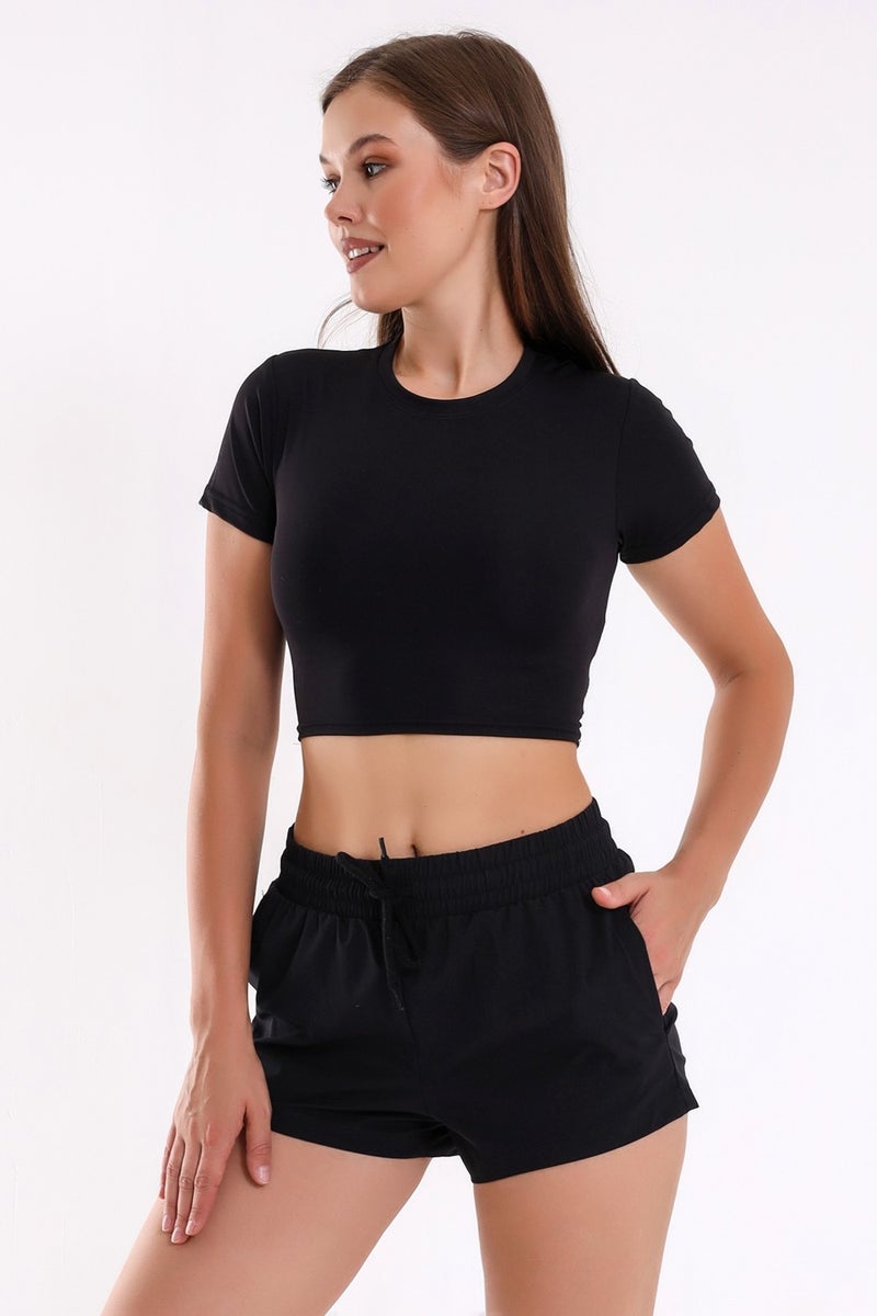 Win Moda Women's Sea Shorts-Beach Shorts / Women's Sea Shorts - Women's Beach Shorts-Basicbeach  - Image 4