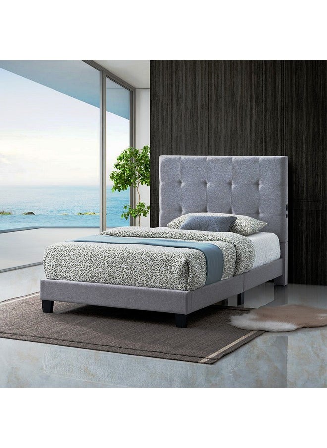 Home Box Kulltorp Smart Upholstered Twin Bed 131 x 121 x 216 cm  - Image 1