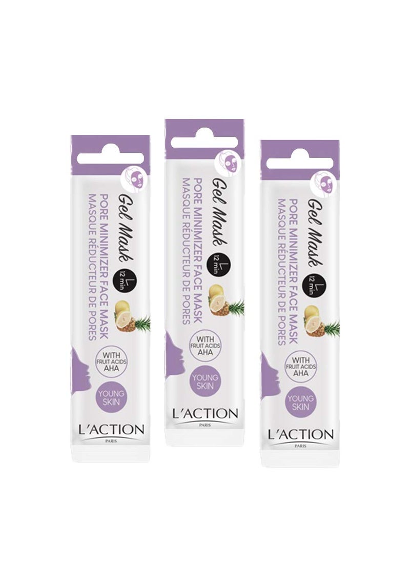 L'Action Paris - LAction Paris Pore minimizer face mask  TRIO - Image 1