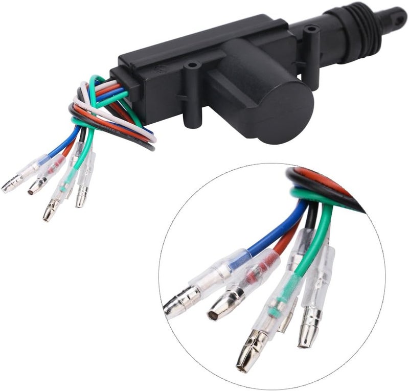 klarako Keyless Entry System, Universal Car Door Lock and Unlock System Auto Vehicle Remote Central Control Locking Alarm Security Kit with 4 Door Lock Actuators and 2 Remote Controls - Image 3