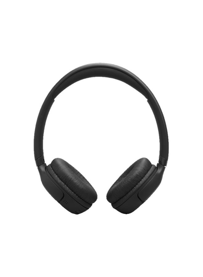 جي بي إل سماعات رأس JBL Tune 520 سلكية بمنفذ USB-C وميكروفون مدمج ومساعد صوتي، لون أسود - Image 3