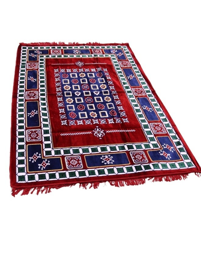 SMART HOME Excellent Turkish Velvet Carpets And Rugs Padded And Soft To The Touch With Beautiful Patterns Made Of High-Quality Materials A Luxurious Rug Size  200x140 Cm  - Image 1