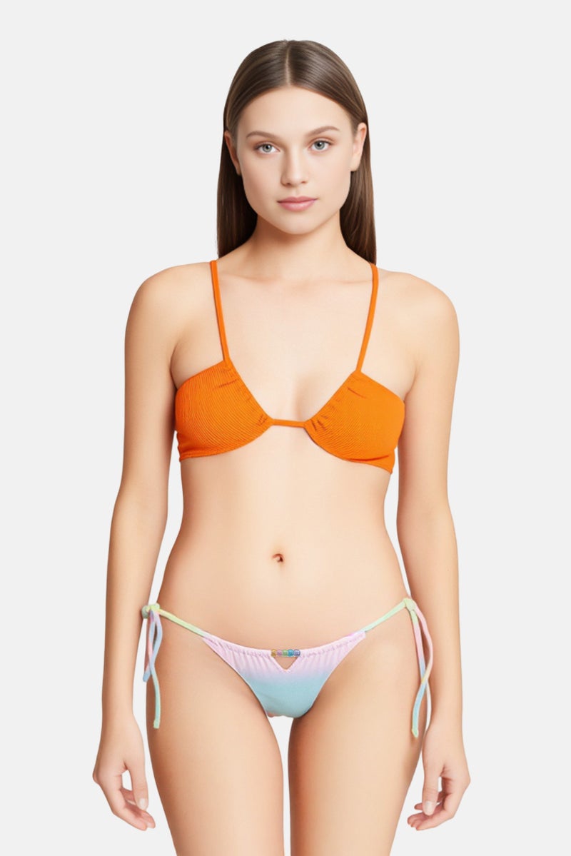 Bershka Women Solid Bikini Bottom, Multicolor - Image 1