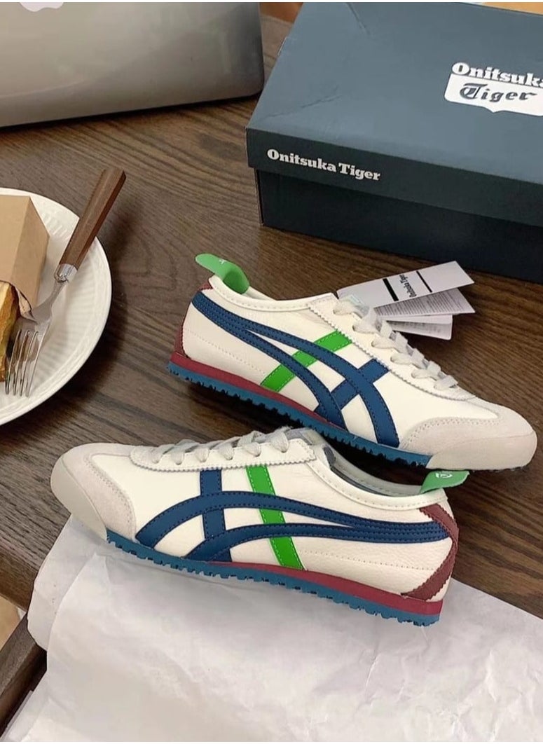 Onitsuka Tiger Onitsuka Tiger Army Blue Green Tiger Mexico 66 Unisex Shoes  - Image 1