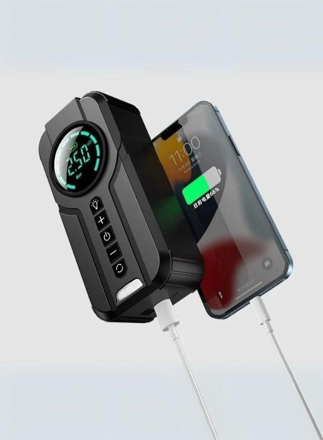 بريمو بلس بطارية متنقلة اشتراك مشغل للسيارة بقوة 6000 ملي امبير مع منفاخ هواء مدمج من بريمو بلس  PR605 - Image 4