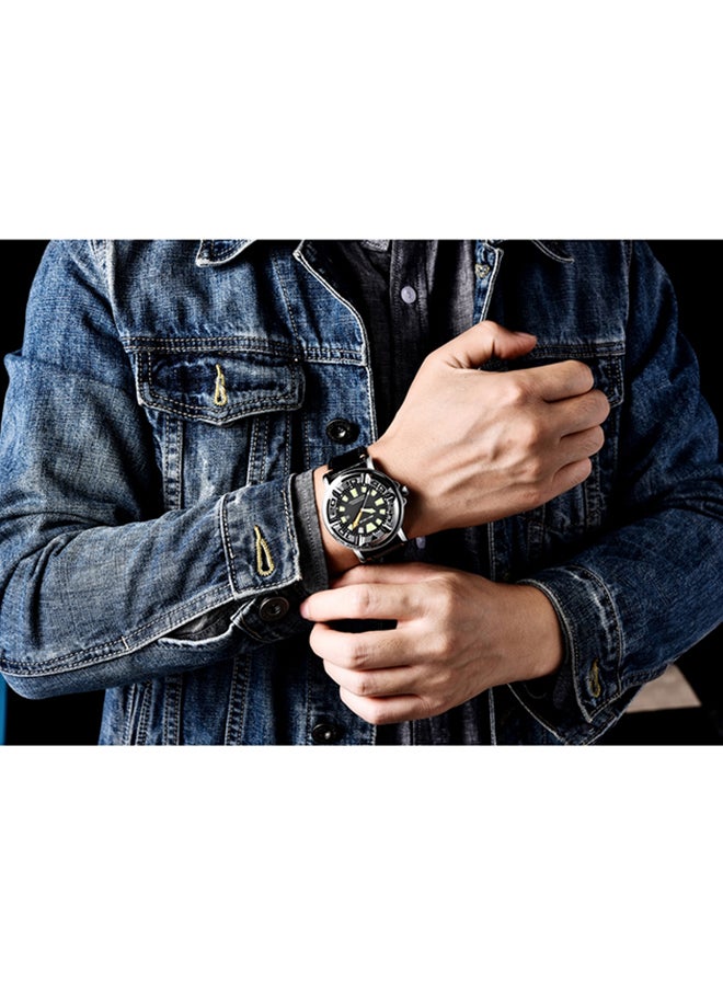 BEN NEVIS Waterproof Quartz Wrist Watch for Men - BN3019G-Black - Image 3