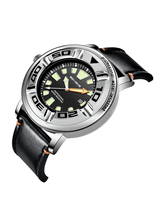 BEN NEVIS Waterproof Quartz Wrist Watch for Men - BN3019G-Black - Image 2