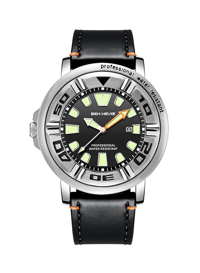 BEN NEVIS Waterproof Quartz Wrist Watch for Men - BN3019G-Black - Image 1