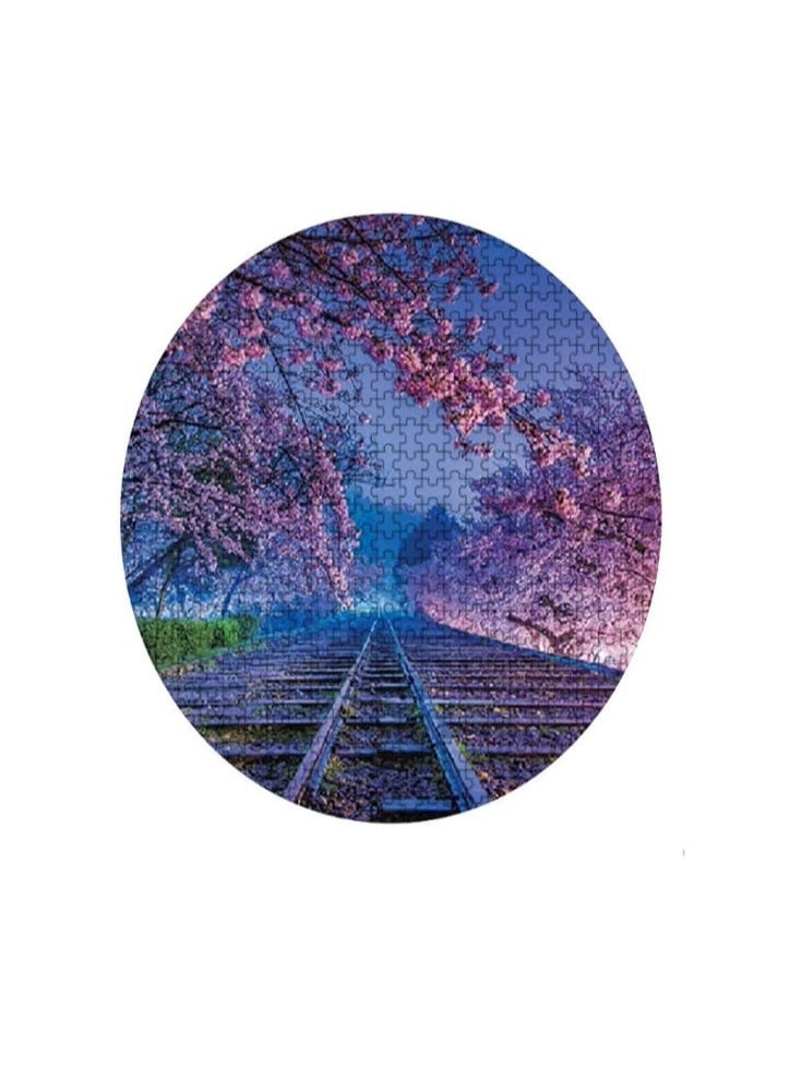 null - Romantic Cherry Blossom Puzzle Set, 1000 Pieces - Multicolor - Image 1