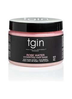 Tgin Rose Water Hydrating Hair Mask For Curls - Kinks - Waves  - Image 1