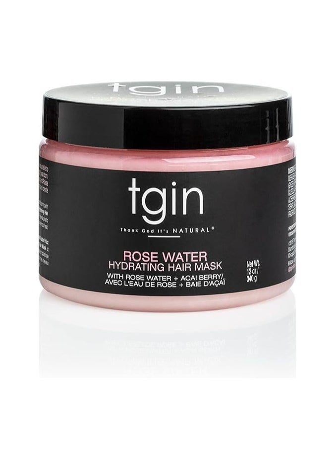 Tgin Rose Water Hydrating Hair Mask For Curls - Kinks - Waves  - Image 1