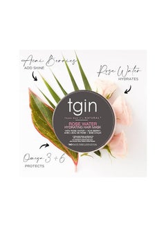 Tgin Rose Water Hydrating Hair Mask For Curls - Kinks - Waves  - Image 2