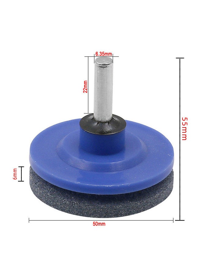 Generic - Lawn Mower Blade Sharpener Universal Sharpener Grinder Wheel Stone for Power Drill Hand Drill 1/4 Inch Shank - Image 1