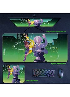 Cyberpunk Edge Walker Mouse Pad Computer Desktop Pad Lucy Edge Runner Cyberpunk 2077 Surrounding-Color:700x300x4mm-Pattern:Edge Walker 015