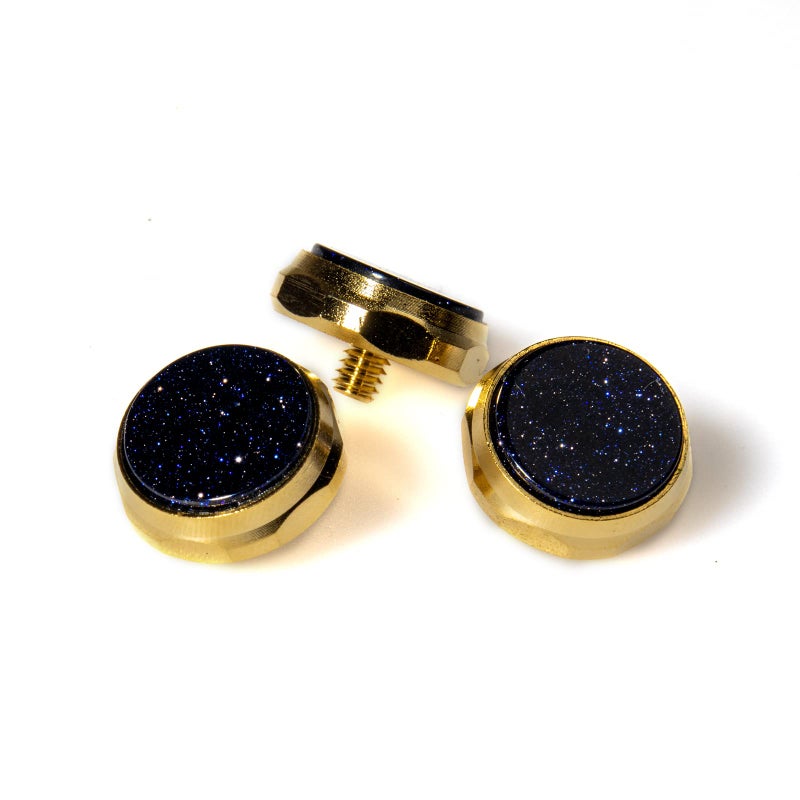 Cheerock Trumpet Valve Caps Finger Buttons Trumpet Replacement Accessories 3Pcs Starry sky - Image 2