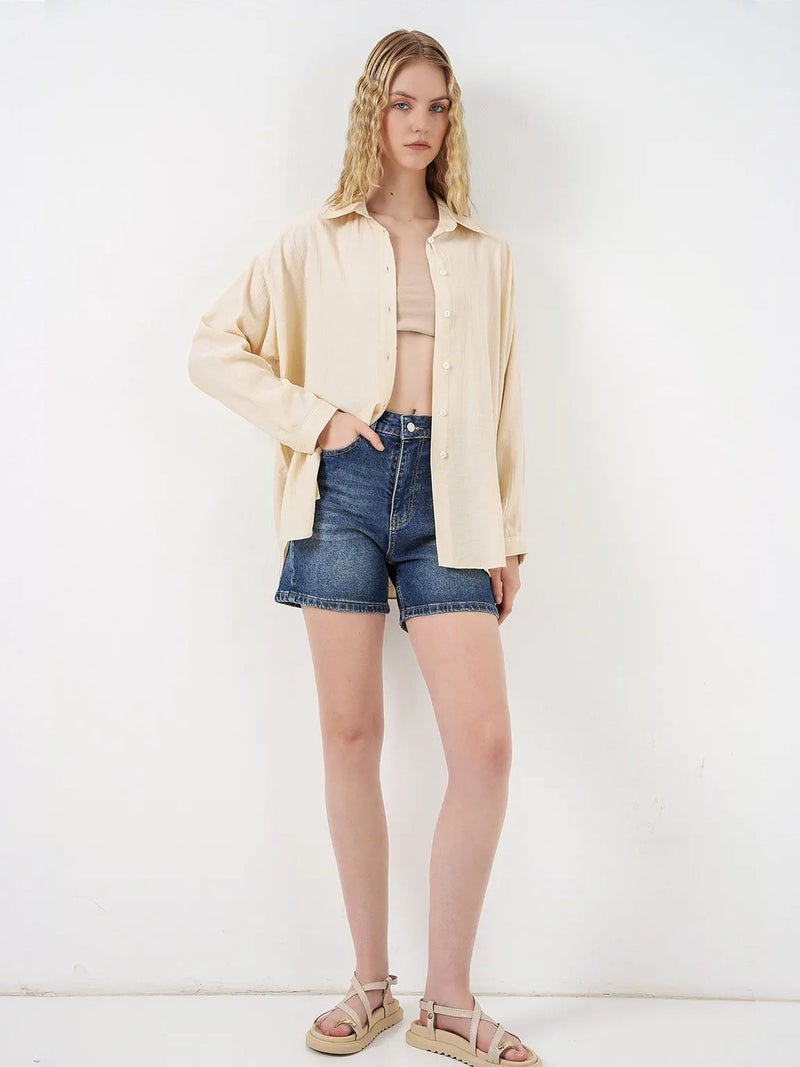 BIG DART BDART Oversized Long-Sleeve Button-Up Shirt - Image 2