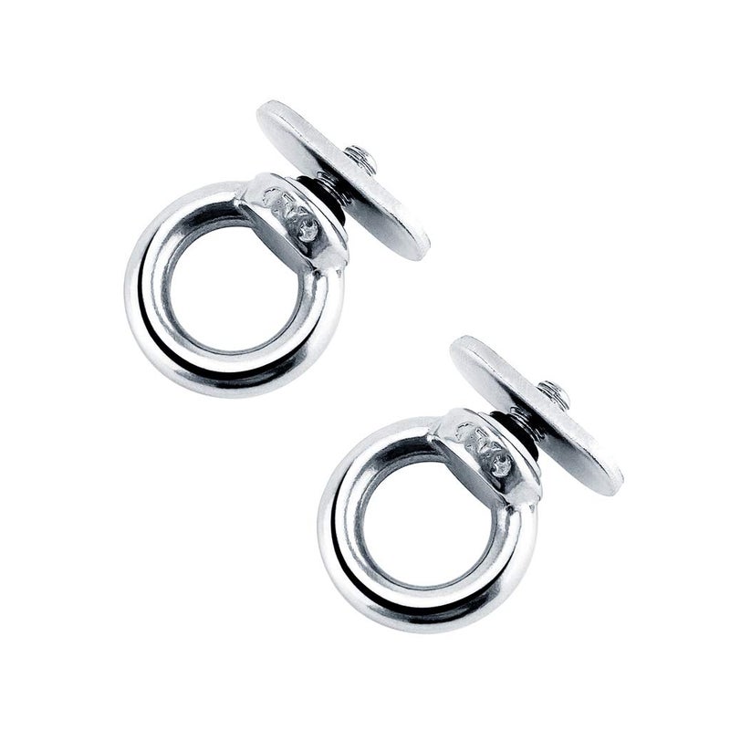 VTurboWay 4 Pack 316 SS Track Mount Tie Down Eyelet, Hold Bungee Cord or Ropes Up to 0.6" - Image 4