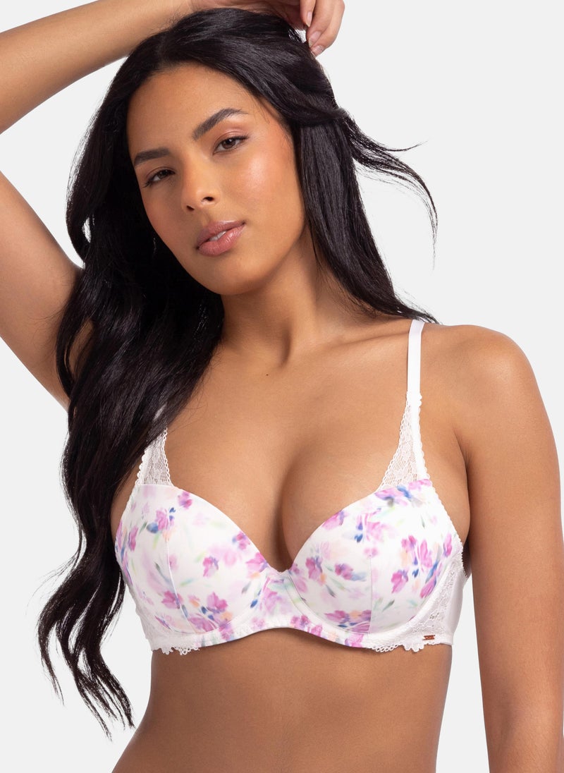 Dorina - Printed Balconette Bra - Image 1