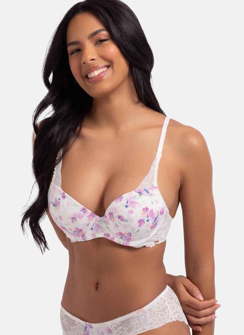 Dorina - Printed Balconette Bra - Image 1