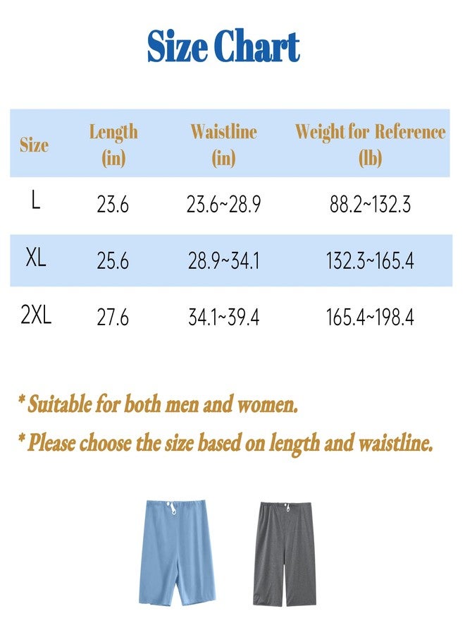 Lmaray 2 Pack Urinary Incontinence Shorts for Men/Women, Washable Leak Proof TPU Patient Care Trousers, Breathable Cotton Short for Elderly Urine Incontinence (Dark Grey-XL - Image 2