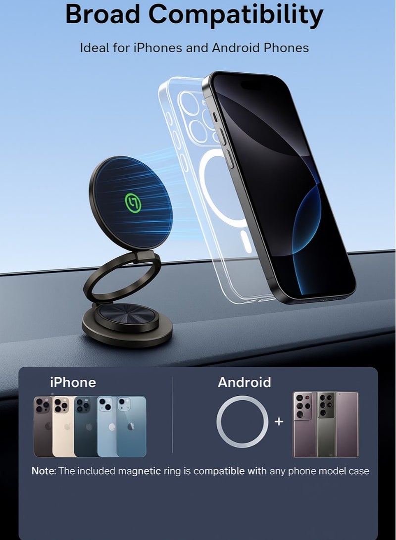 Sparkton Wireless Charging Stand – Fast 15W Qi Charger for iPhone, Samsung, AirPods & More – Sleek Aluminum Design - Image 4
