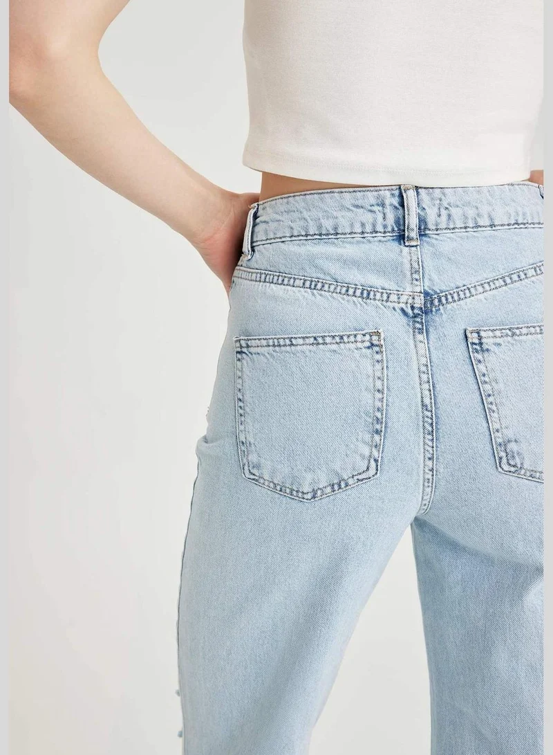 DeFacto Woman Wide Leg Denim Trousers
