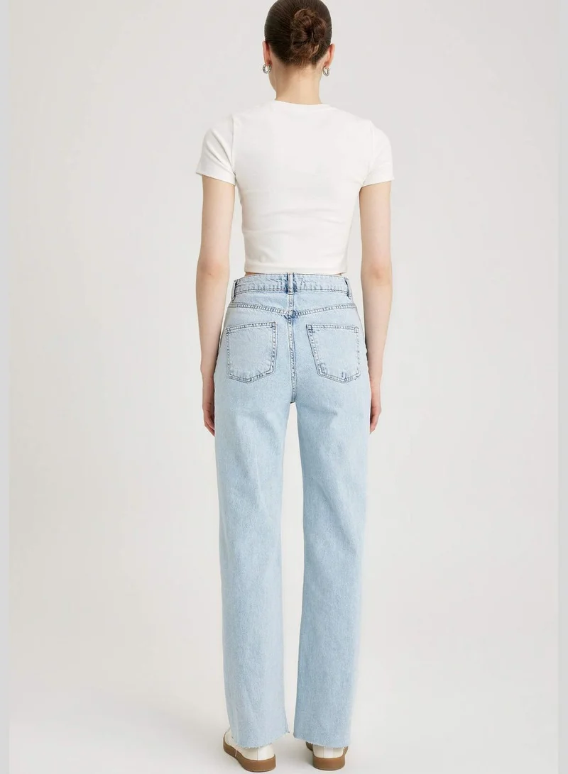 DeFacto Woman Wide Leg Denim Trousers