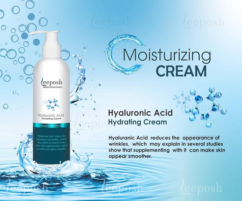 LEEPOSH Hyaluronic Acid Moisturizer Intense Hydration Revitalizes skin - Image 2