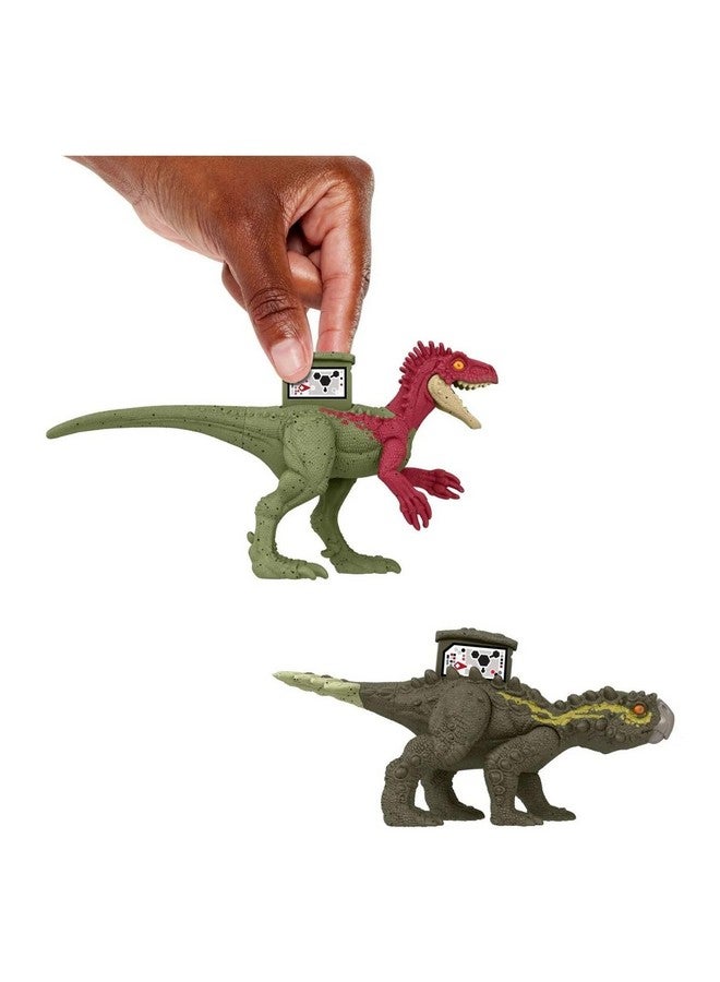 Jurassic World Epic Evolution Danger Pack Eoraptor vs Stegouros - Image 3