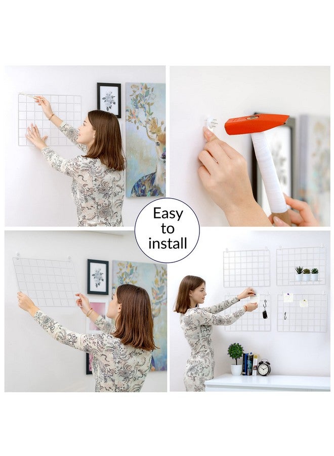 أودوكسيا إطار صورة أودوكسيا، 15.75 × 11.81 بوصة، لوحة شبكية معدنية وخشبية بيضاء، مغناطيسية، مثبتة على الحائط، بدون إطار، أفقي، عبوة واحدة، ديكور معلق للمنزل والمكتب - Image 3