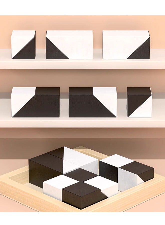 بناء كتل لغز لعبة تدريب الأطفال على التفكير المكاني والخيال - Image 4