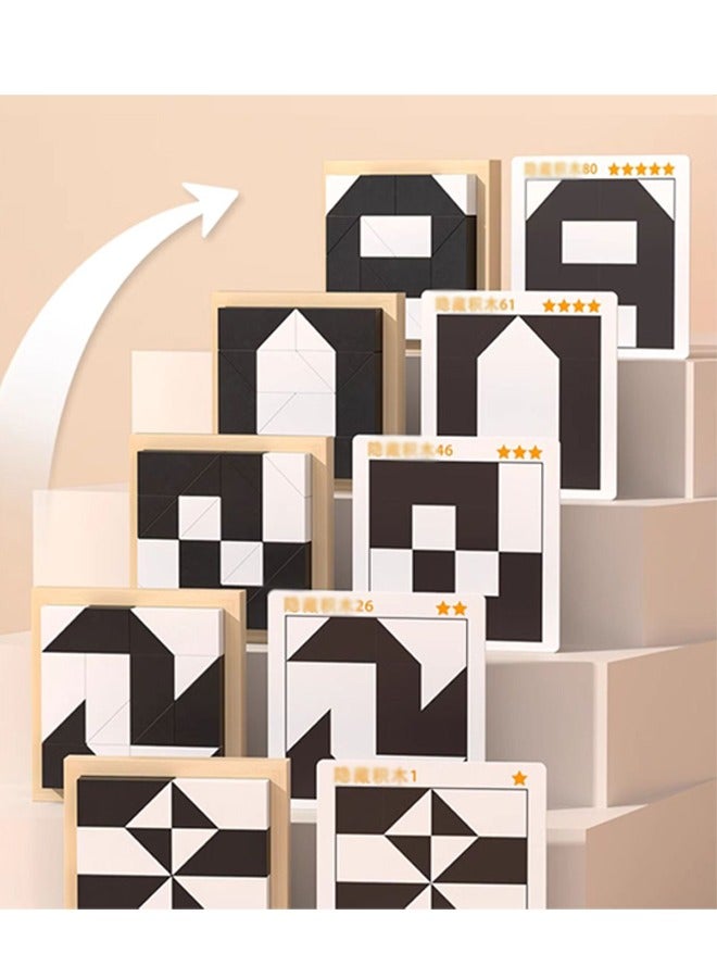 بناء كتل لغز لعبة تدريب الأطفال على التفكير المكاني والخيال - Image 5