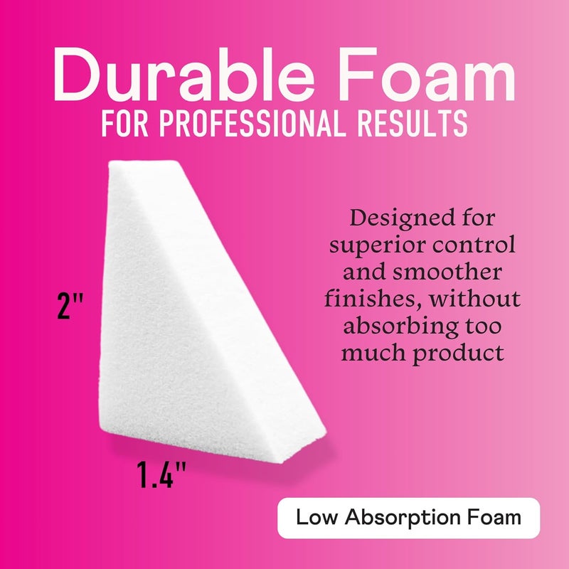 Swisspers Premium Pro Jumbo Cosmetic Wedges, Latex-Free Makeup Applicators, 16 Count - Image 3