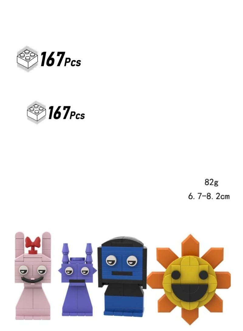 Loquat 167Pcs Sprunki Building Blocks Toys Set Best Gift For Boys And Girls Creative Gifts - Image 1