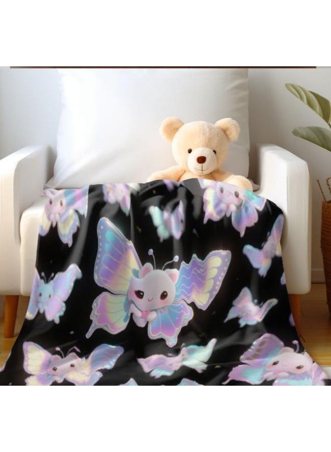 عام بطانية رقيقة من الفانيلا الكرتونية للأطفال والرضع (دافئة ومريحة، ومناسبة للنوم والألعاب) 70 سم * 100 سم - Image 3