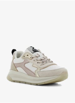 SJ Girls' Panelled Lace-Up Sneakers  - Image 1