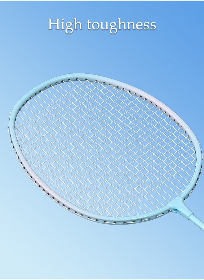 DUNISO Badminton Rackets Set of 2 Badminton Racquets Lightweight Including Badminton Bag and 3 Badminton Shuttlecock  - Image 5