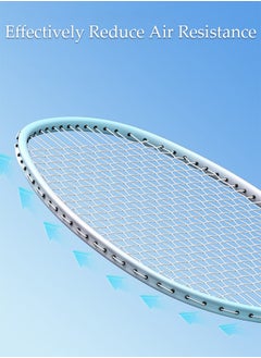 DUNISO Badminton Rackets Set of 2 Badminton Racquets Lightweight Including Badminton Bag and 3 Badminton Shuttlecock  - Image 4
