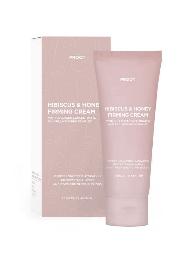 Proot Hibiscus and Honey Firming Cream | Concentrated Complex | Lightweight Neck Firming Cream for Sensitive and All Skin Type | Formulated with Collagen Centella Asiatica, and Other Natural Ingredients |  - Image 1