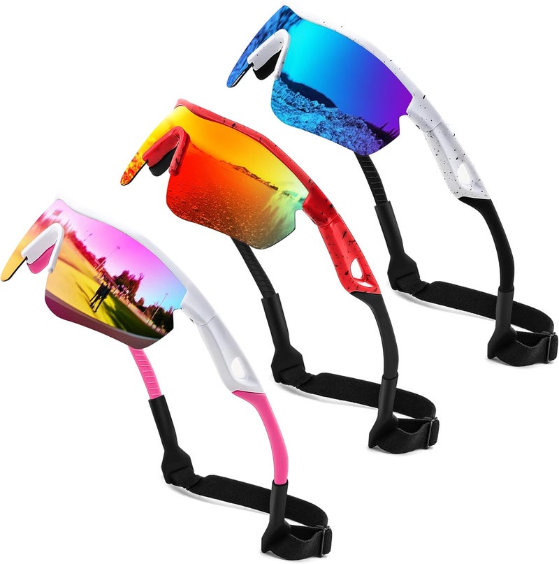 FEISEDY Kids Teens Baseball Polarized Sunglasses Sports TR90 Frame Boys Girls Cycling B2454 - Image 1