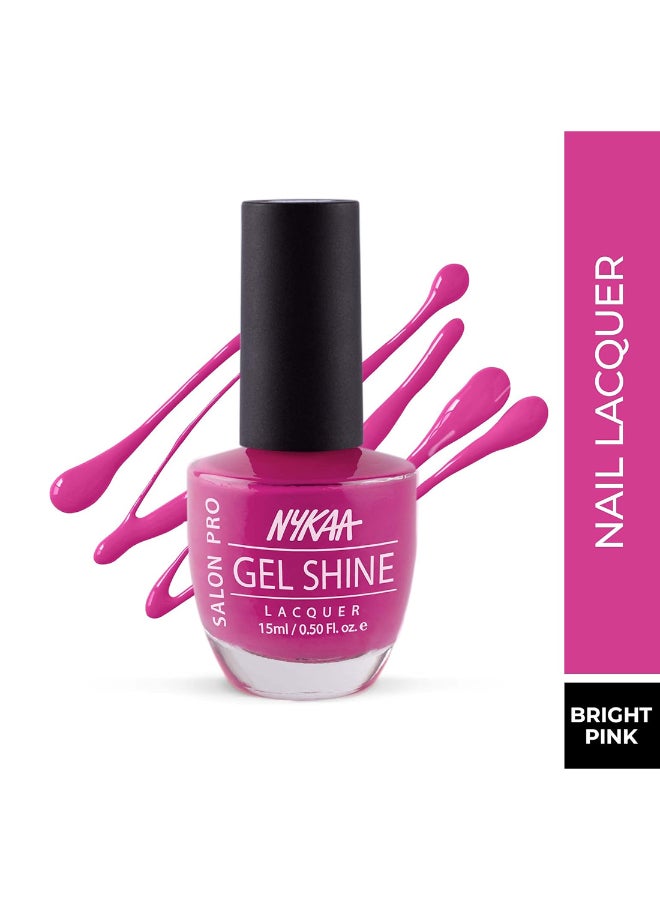 نيكا طلاء أظافر جل لامع من نايكا صالون - زهرة يابانية - 15 مل - درجة اللون رقم 214 - Image 1