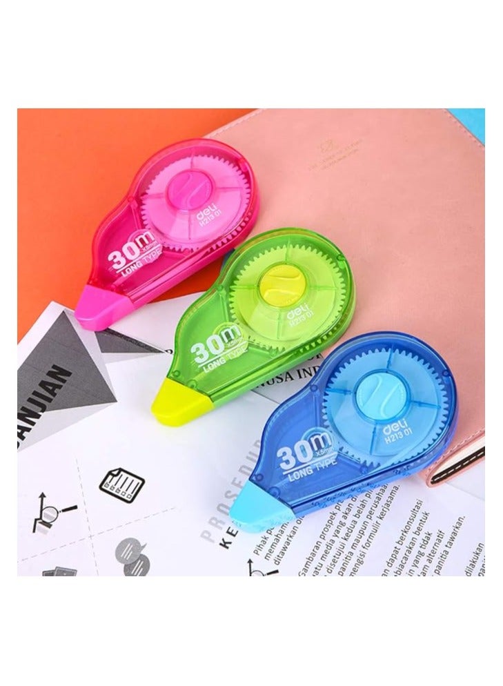 Deli H21301 Correction Tape Assorted Color - Image 1