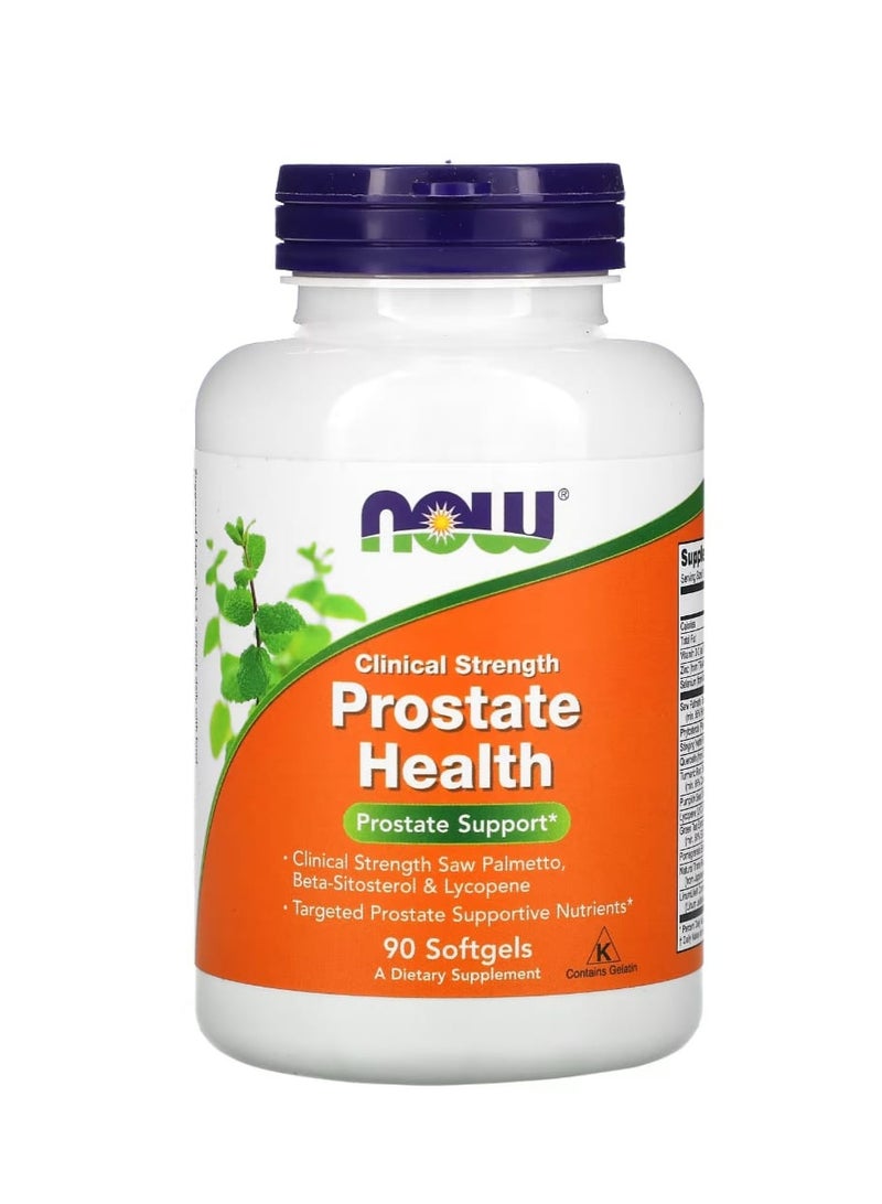 now Clinical Strength Prostate Health 90 Softgels - Image 1