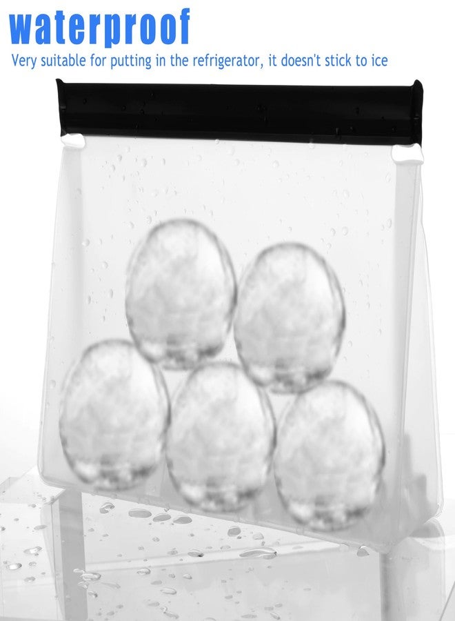 YEXEXINM 6 Pack Reusable Ice Storage Bags, 10 x 7.3 x 2.2in Leak Proof Ice Bags With Secure Zip Close Design, Bpa-Free - Image 4