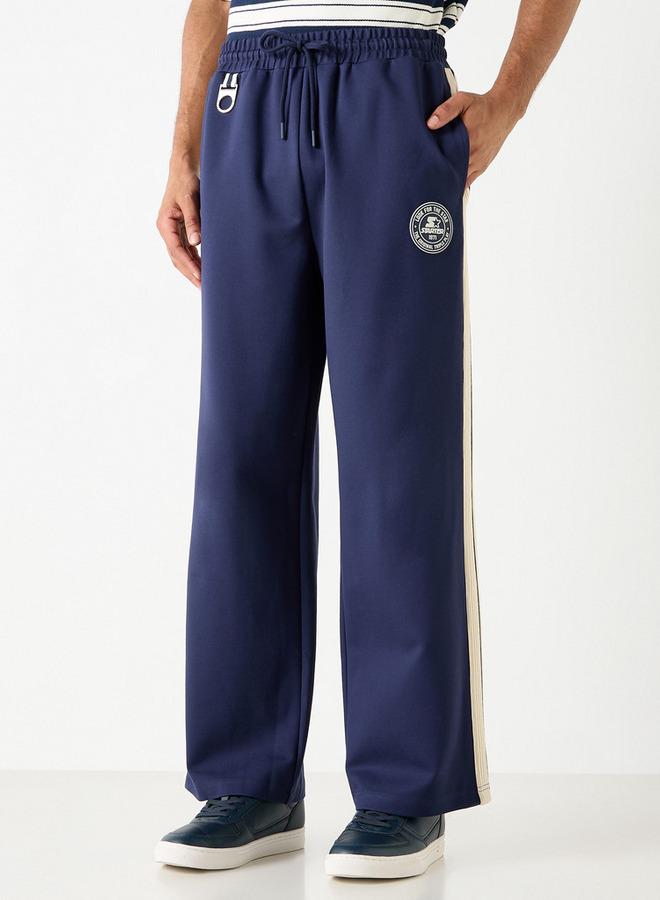 Starter Stripe Detail Track Pants with Drawstring Closure - Image 1