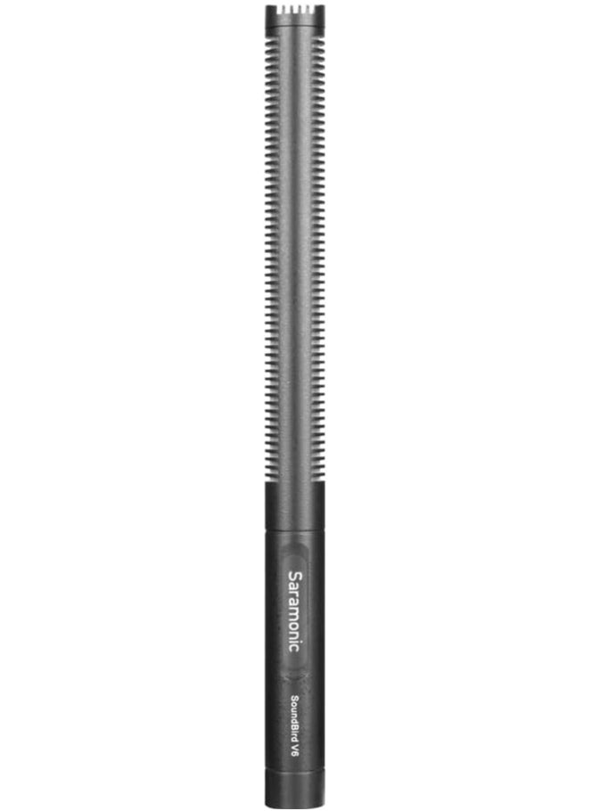 Saramonic - SOUNDBIRD V6 External Shotgun Microphone for Camera DSLR with Shockmount Windscreen Professional Condenser Microphones Mic for Video Recording Vlogging Voice Interview YouTube - Image 1
